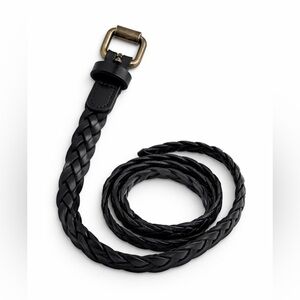 Black Braided Belt